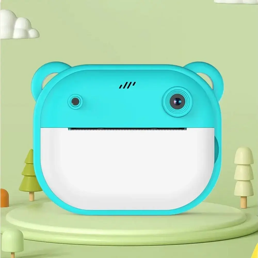 Câmera Digital Infantil com Impressão Térmica 1080P HD com Papel de Impressão Tela HD de 2.0 Polegadas com Alças