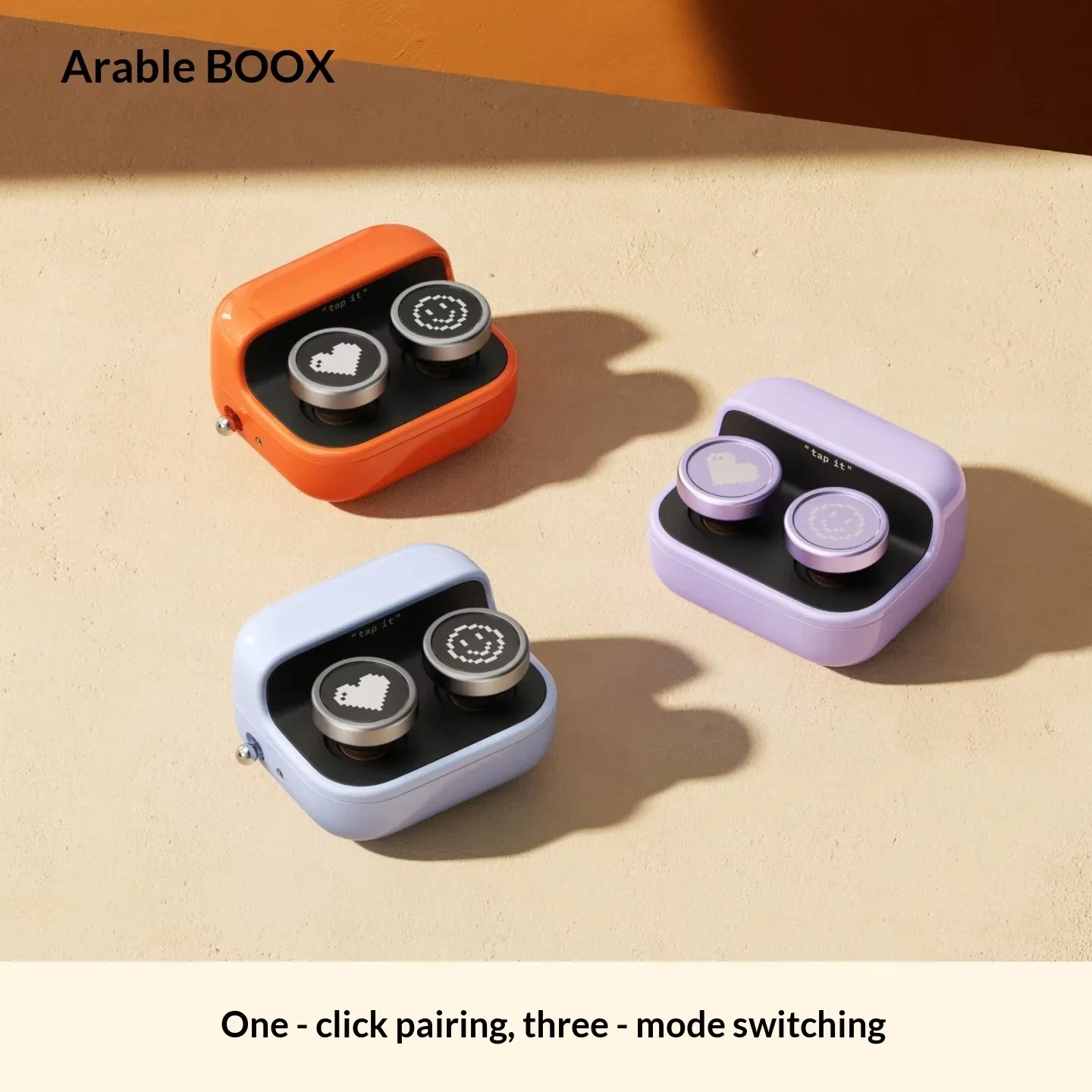 Boox Tappy E-Book Page Turner Retro Control Multi-mode Design Remote Type-C 95mAh Bluetooth 5.4 Supports Mobile Phones Readers