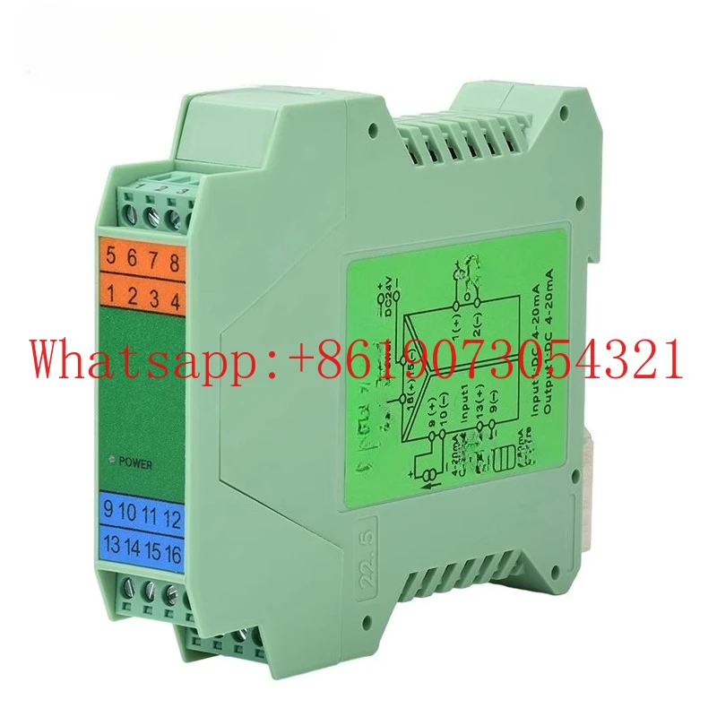 

4-20mA signal isolator 1 in 1 out/1 in 2 out/2 in 2 out isolation gate distribution module signal separator