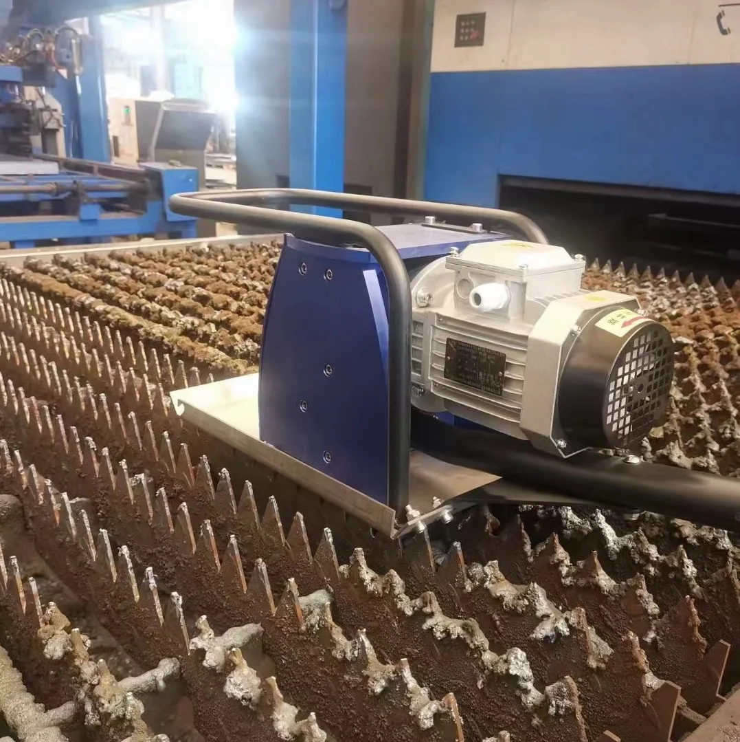 Laser Plasma Cutting Platform Slag Cleaner Grid Table Slag Remover Machine