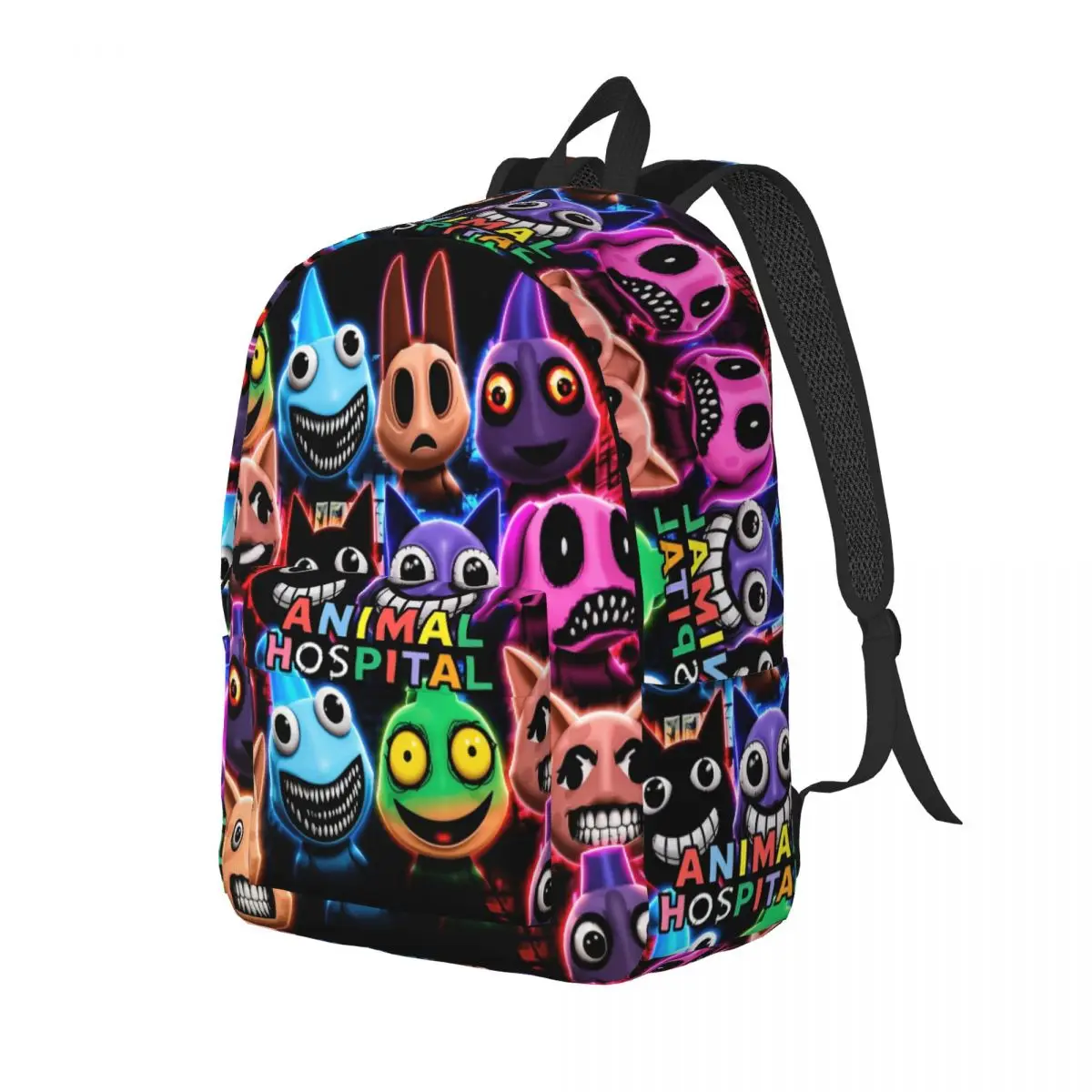 Horror Game Animals Hospitals for Teens Student School Bookbag Canvas Daypack Elementary High College Gift
