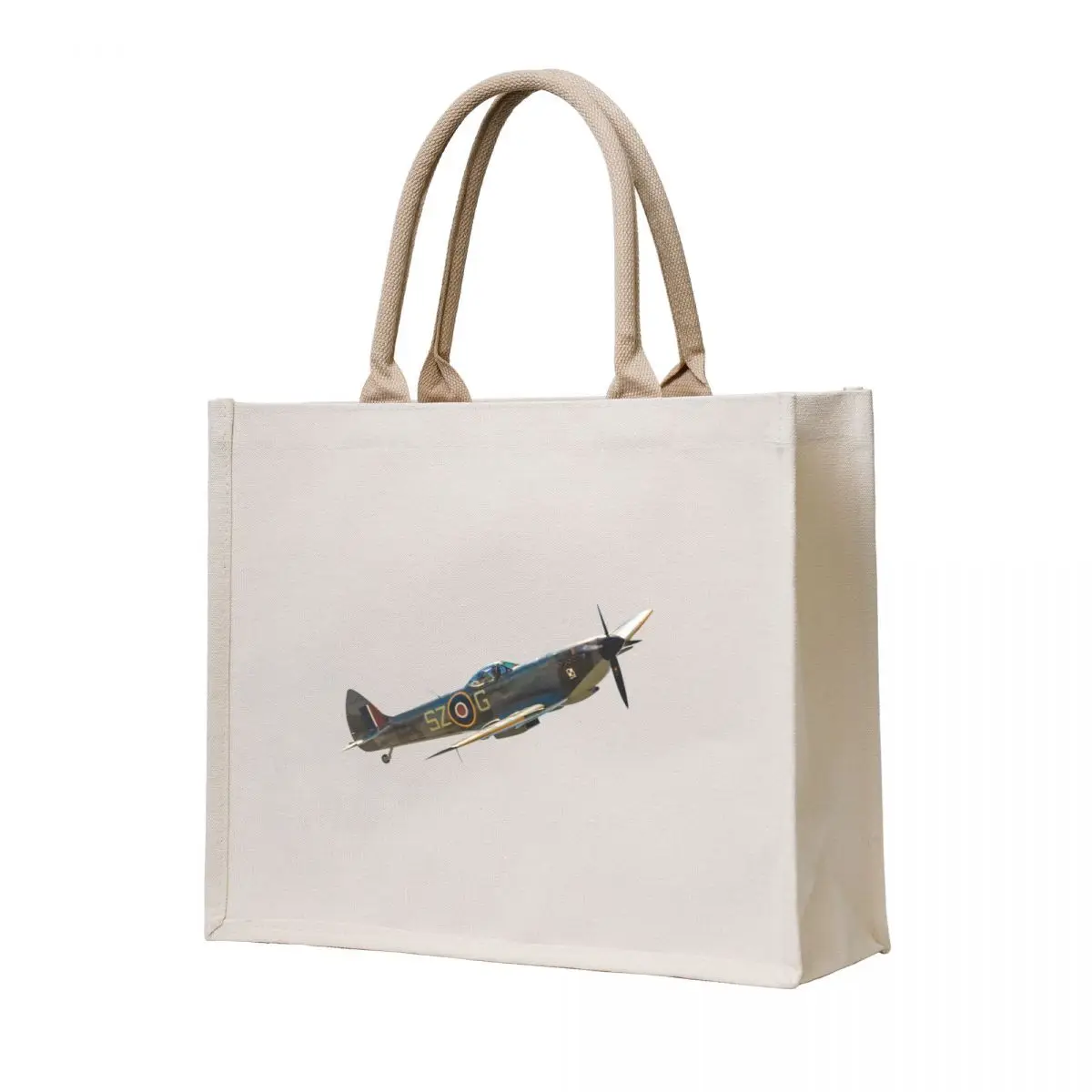 

Spitfire Mk XVI SZ G TE311 Tote Bag shopping bags foldable tote bags cloth bags tote bag woman