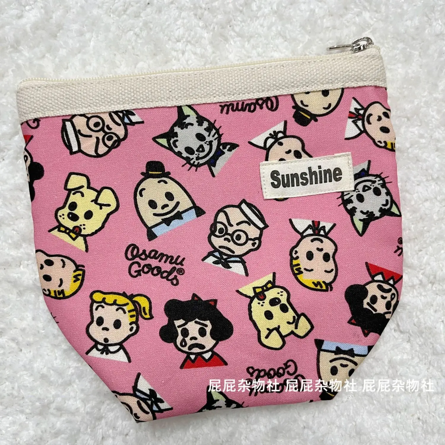 2024 New Harata Osamu Printed Canvas Storage Bag Cartoon Anime Student Wallet Cute Girl Makeup Bag Birthday Gift for Girlfriend