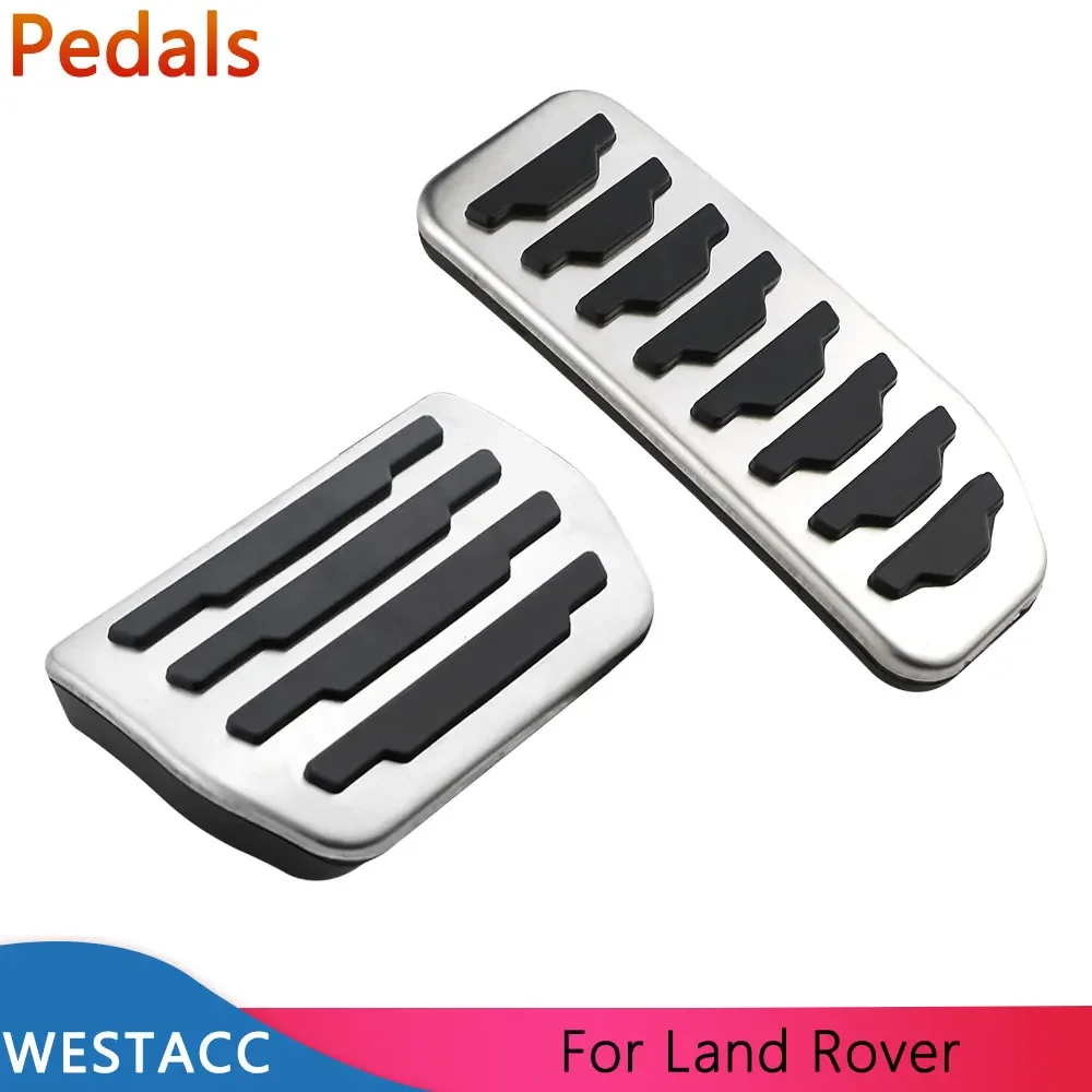 Car Pedals Cover for Land Rover Freelander 2 LR2 2010 - 2018 Stainless Steel Fuel Gas Accelerator Brake Pedal Pad Accessories