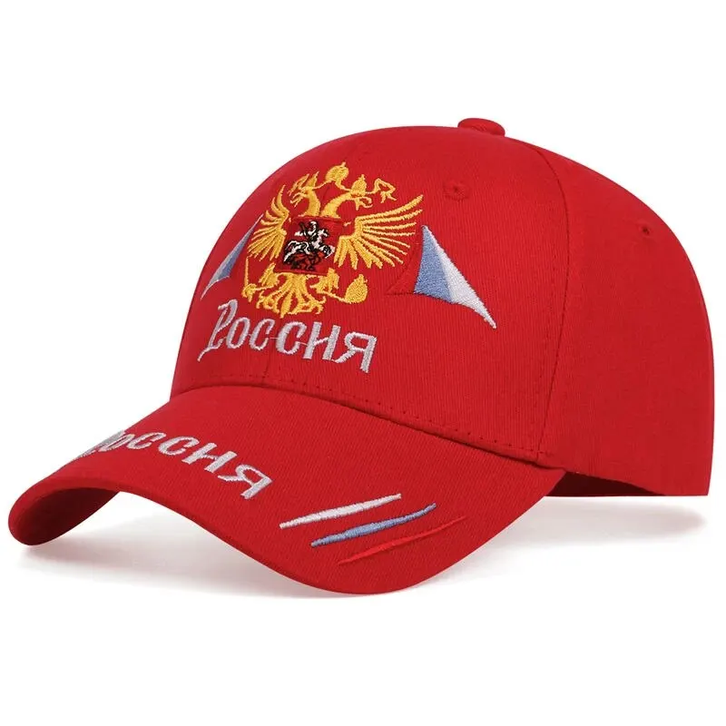 Unisex Double Headed Eagle Embroidery Baseball Caps Spring and Autumn Outdoor Adjustable Casual Hats Sunscreen Hat