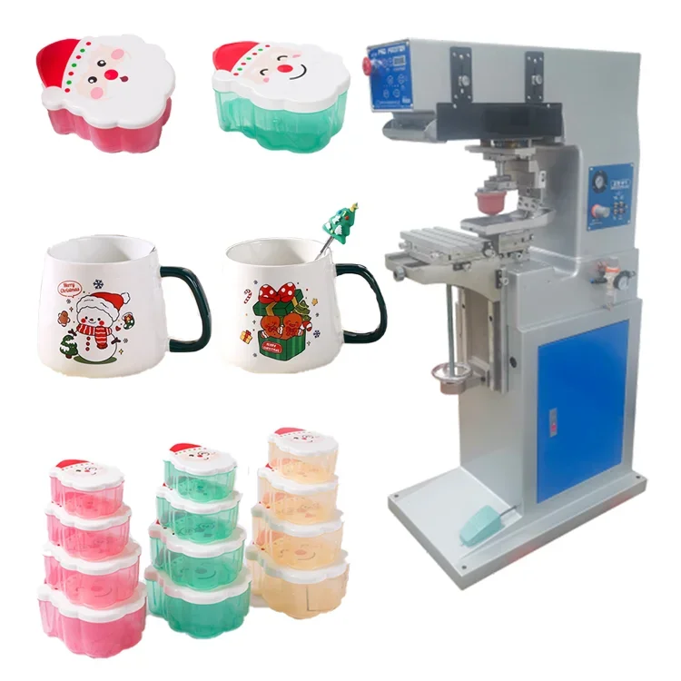 Christmas Day Good Price Label Printer Large Size Muilti Color Pad Printing Machine