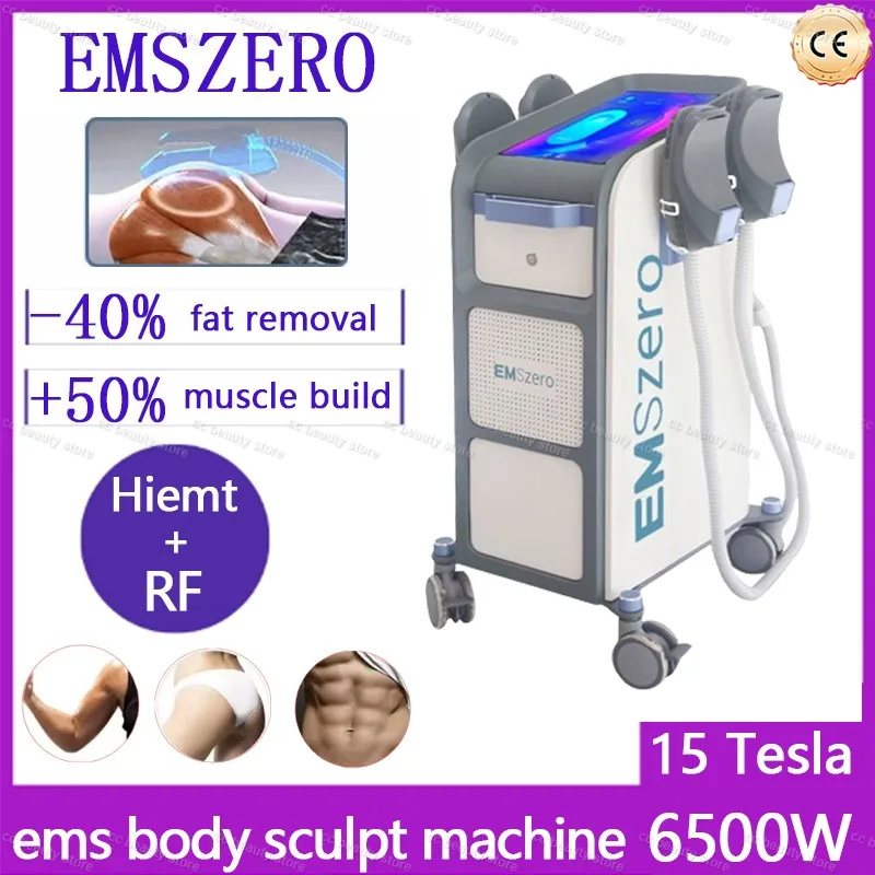 

EMSzero NEO 15 Tesla Body Sculpting Machine RF EMS Muscle Stimulator 200hz 6500W Body Slimming Home For Commercial Use Device