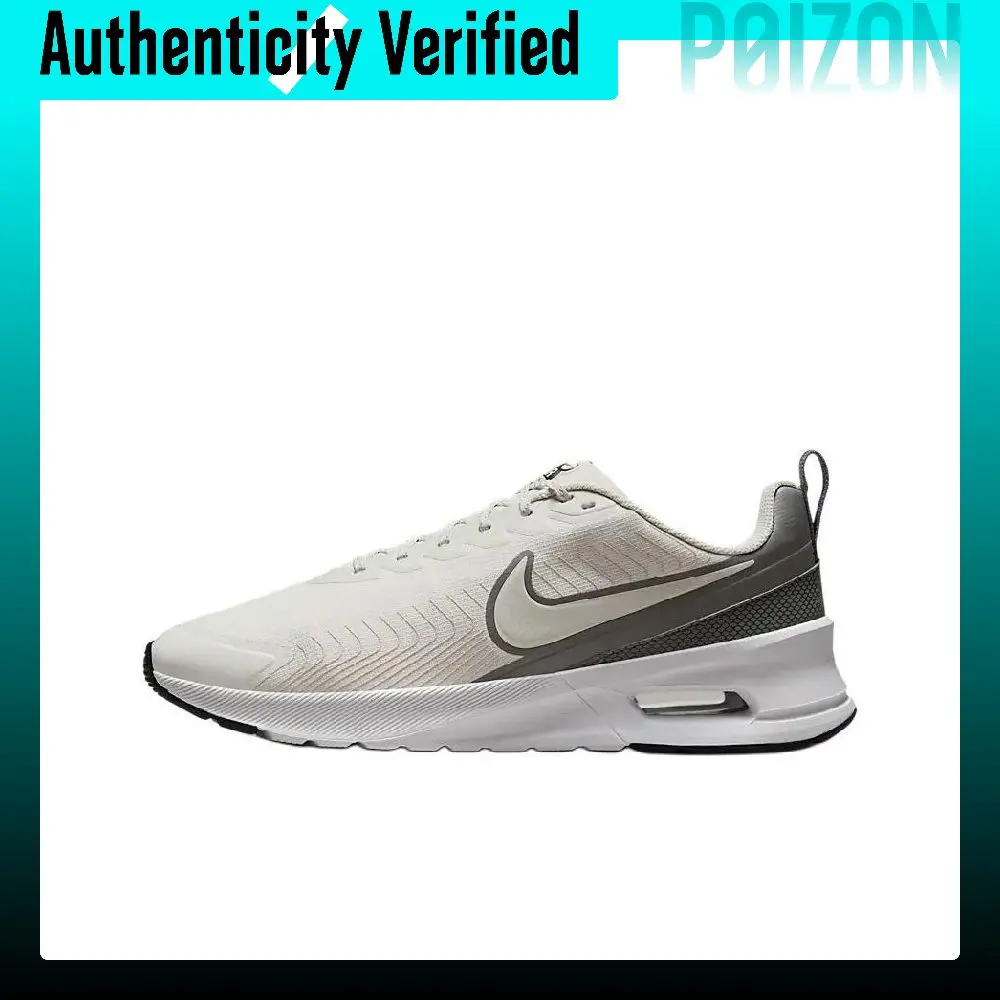 Nike Air Max Nuaxis Casual Shoes Men's Low-top Light Bone/Asphalt Gray/Light Iron Ore Gray FZ2148-002