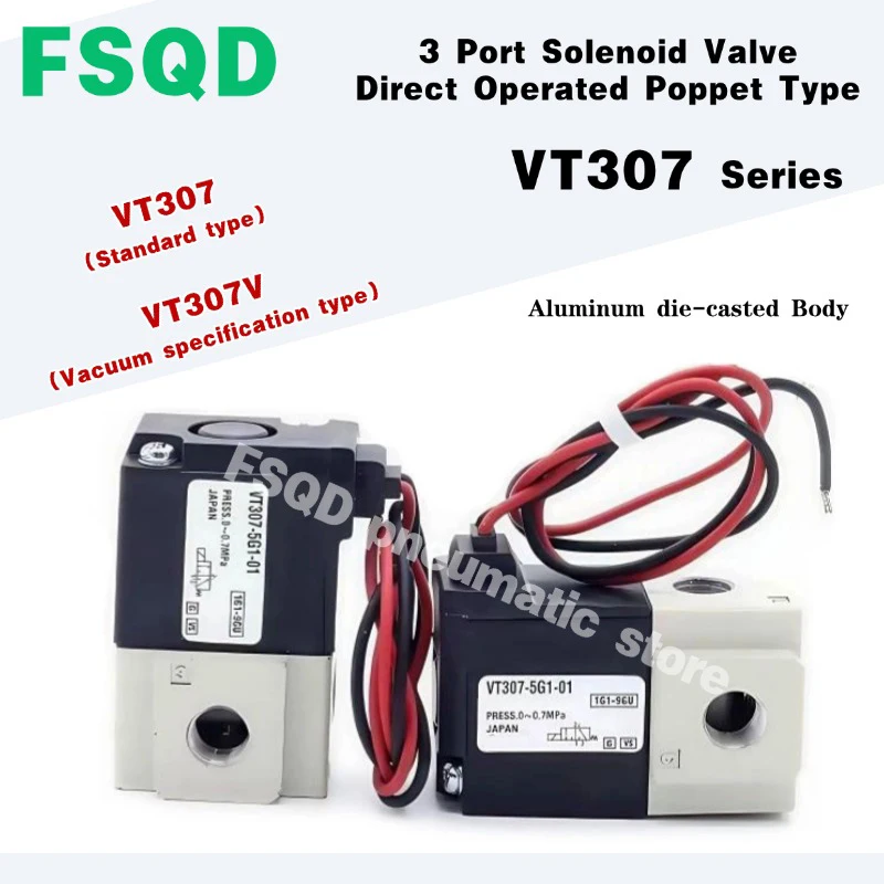 VT307 VT301V-5G1 5D1 5DZ1 5D 5DZ 5G 5DO1-01 02 01F-F-Q  3-Port Solenoid Valve VT Series  pneunatic tool