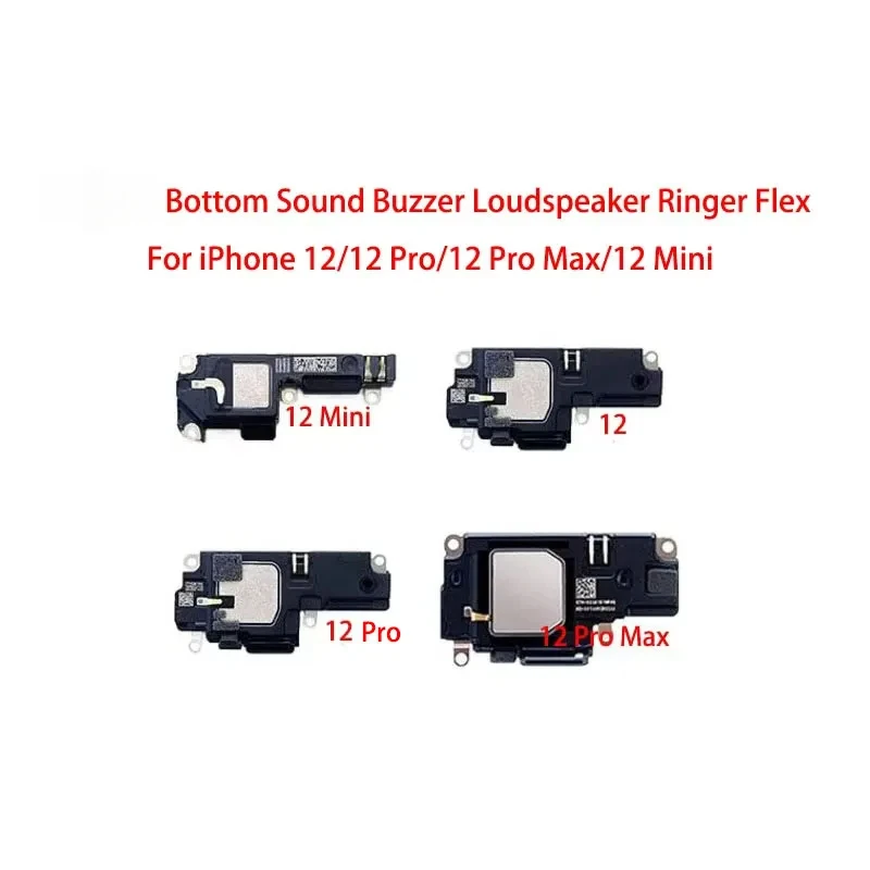Bottom LoudSpeaker Phone Sound Buzzer Ringer Loud Speaker Flex Cable For IPhone 15 11 12 13 14 Pro Max Mini Plus