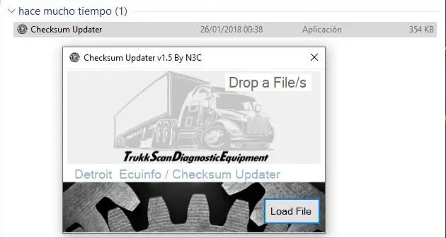 AutoDVD Detroit Diesel  Ecu Info Checksum Updater V1.5