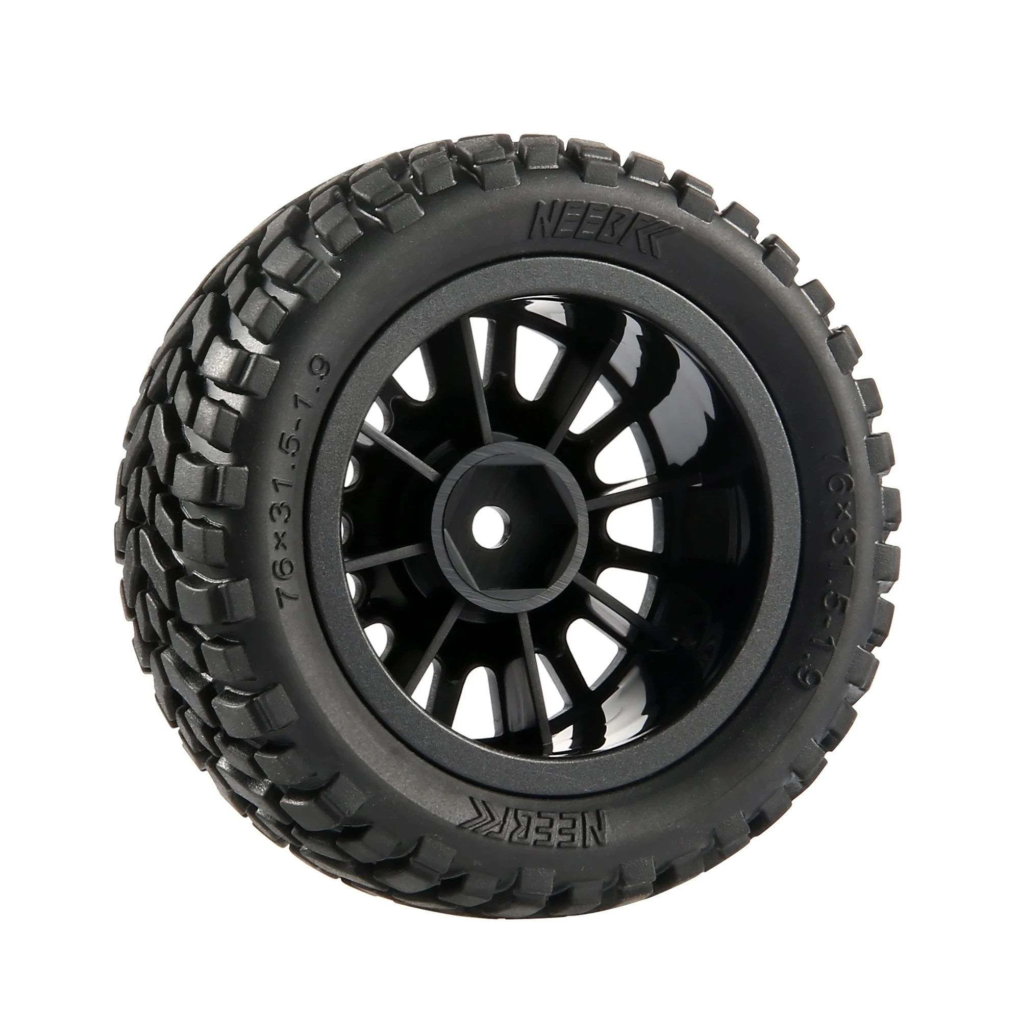 1.9 inch 75mm Off Road Buggy Tires Wheel 12mm Hex Hubs for Wltoys 144001 1/14 1/16 1/10 Scx10 Traxxas Trx-4 Tamiya RC Racing Car