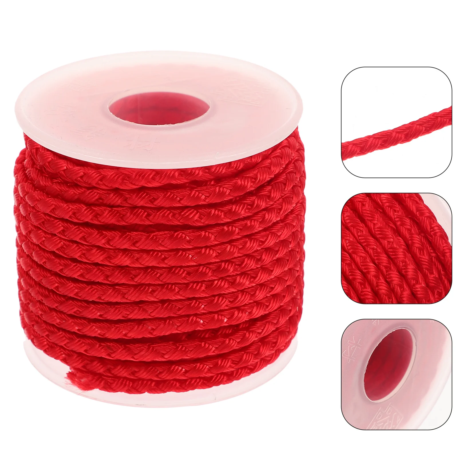 

1 Roll Wear-Resistant Braided Rope Craft Rope for DIY Projects Chinese Knot Making Bowknot Decorative Twine Cord Gift Bag Handle