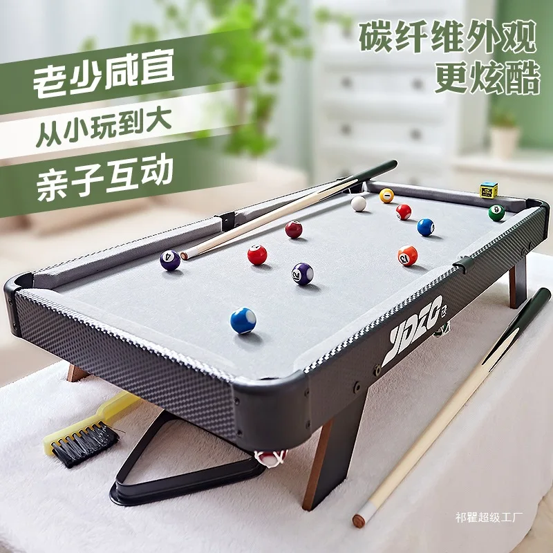 

Children's pool table Household large indoor boy toy Mini pool table Small desktop family adult pool