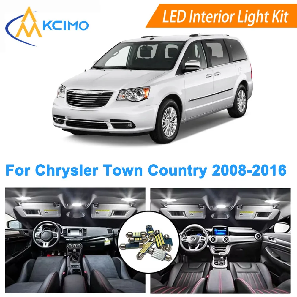 

LED Interior Bulb Interior For Chrysler Town & Country 2008-2016 Interior Light Package High Performance