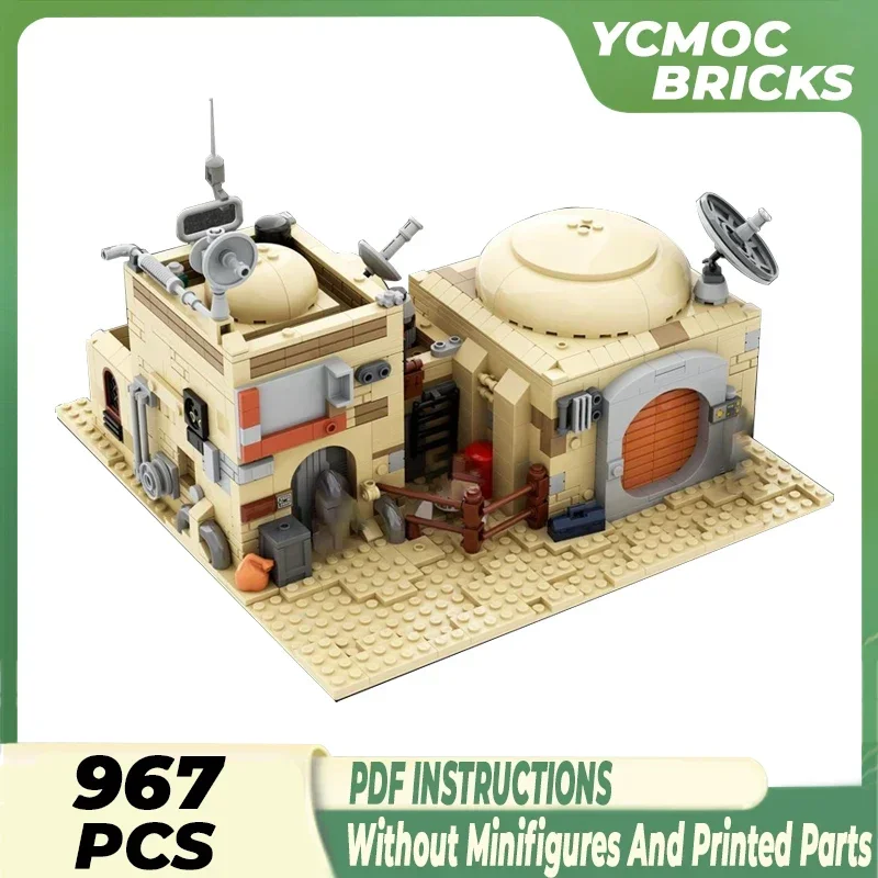 Modelo de película estrella Popular, ladrillos de construcción Moc, tecnología de ciudad del desierto espacial, bloques modulares, regalos, juguetes de Navidad, conjuntos DIY de montaje