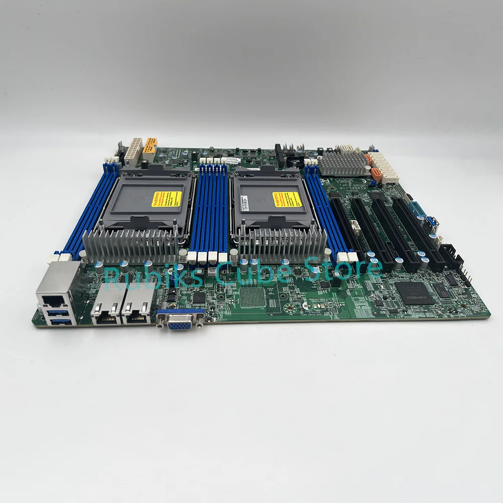 Imagem -02 - para o Servidor Supermicro Placa-mãe Xeon Processadores Escaláveis Lga4189 Pci-e 4.0 Sata3 X12dpl-i6