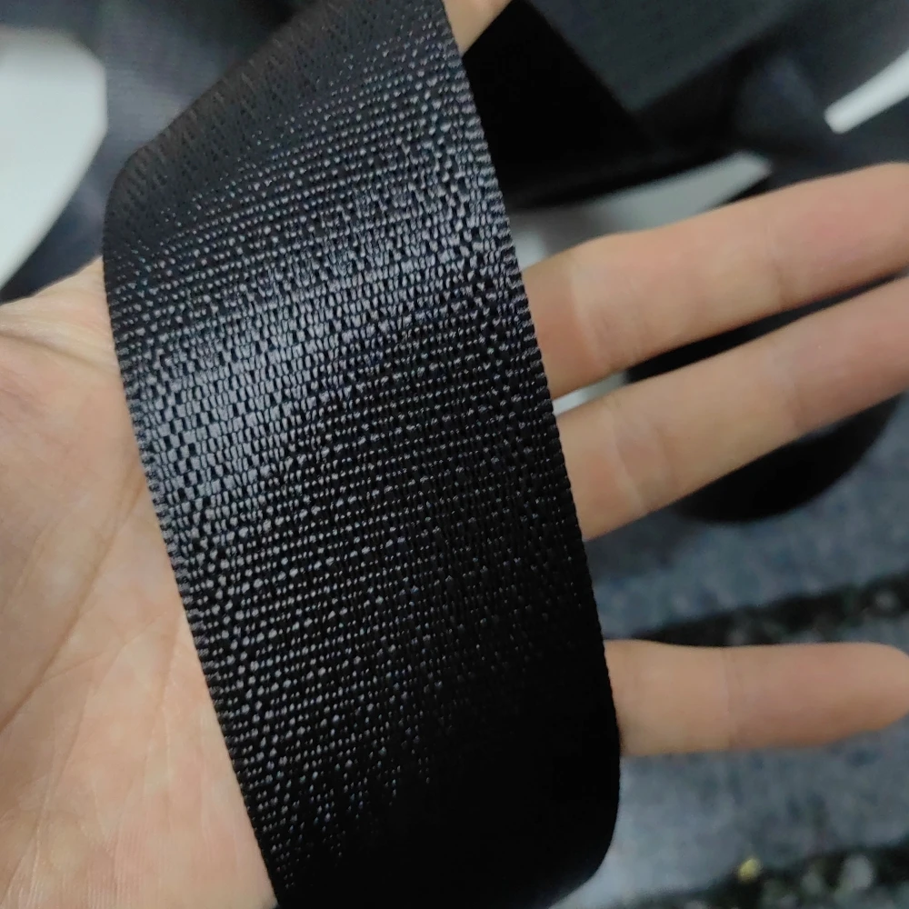 

JOORMOM 3-30M Wrinkle Black（F36）EU Lock Edge Fishline Seat Belt Car Modification High Strength Polyester Seat Belt Webbing