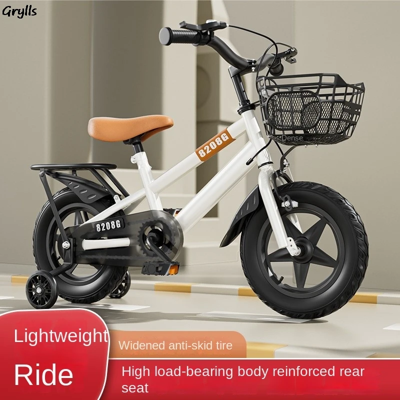 Grylls Kids Bike 3 Years Old Boys And Girls Baby Bike 2-12 Years Old 12-14-16-18 