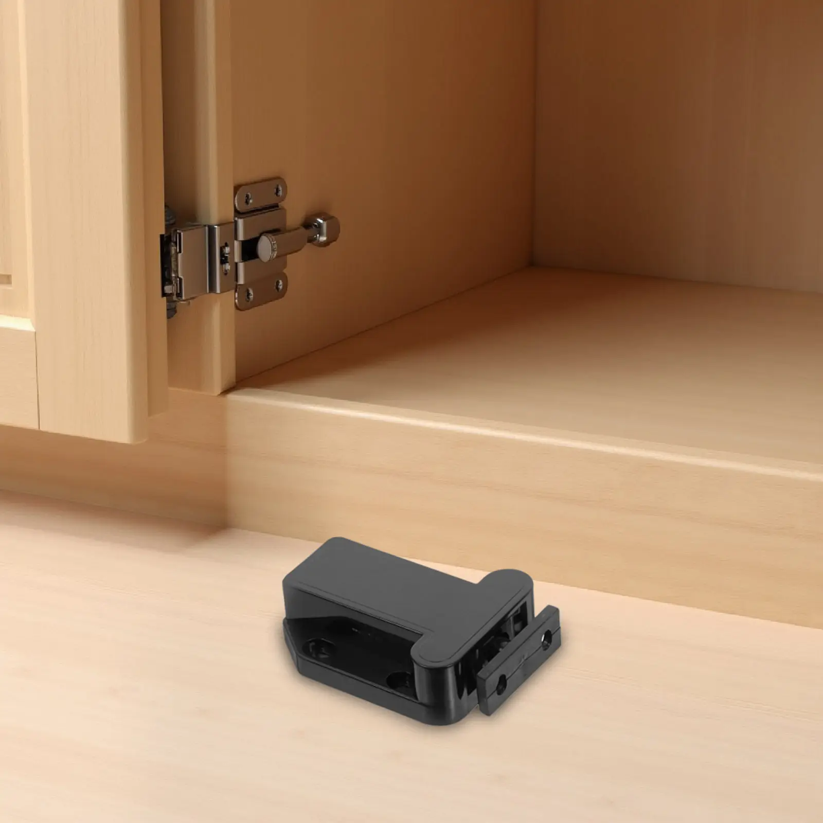Push Cabinet Door Latches 8 Piece Automatic Self Locking Rebound Mechanism for Kitchen Wardrobe Cupboard