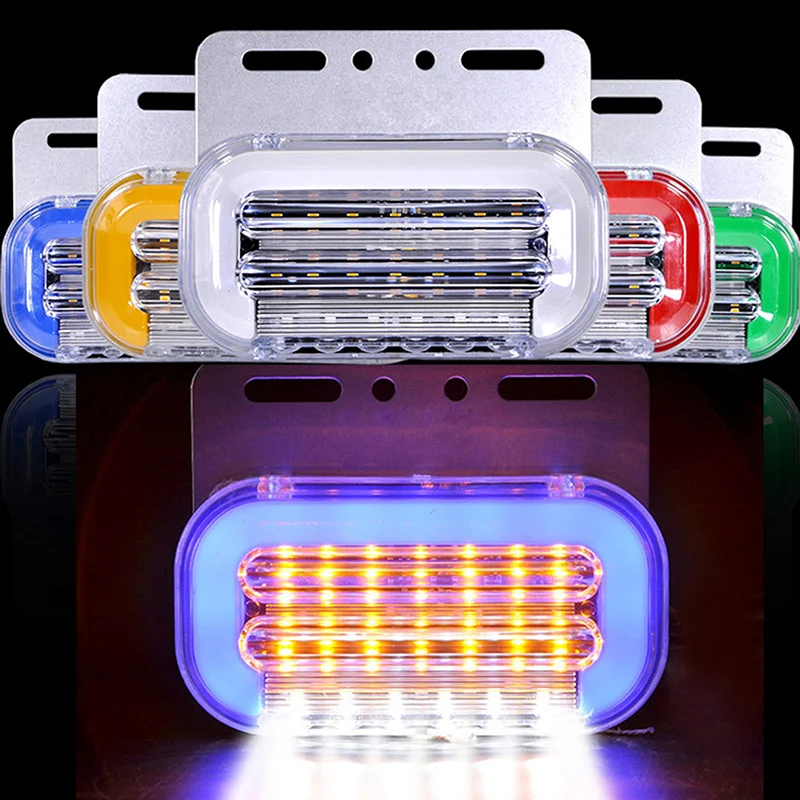 24V Car Truck LED Side Marker Lamp High Bright Waterproof Waist Lamp Led Strong Light Show Wide Turn Side Lights