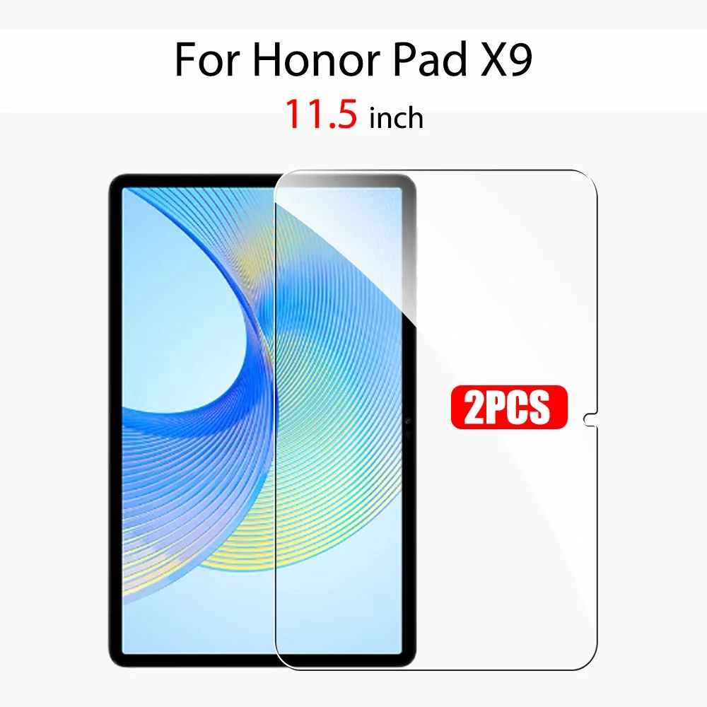 

2PCS Tempered Glass Screen Protector for Honor Pad 10 9 X9 X9a Tablet Accessories Film