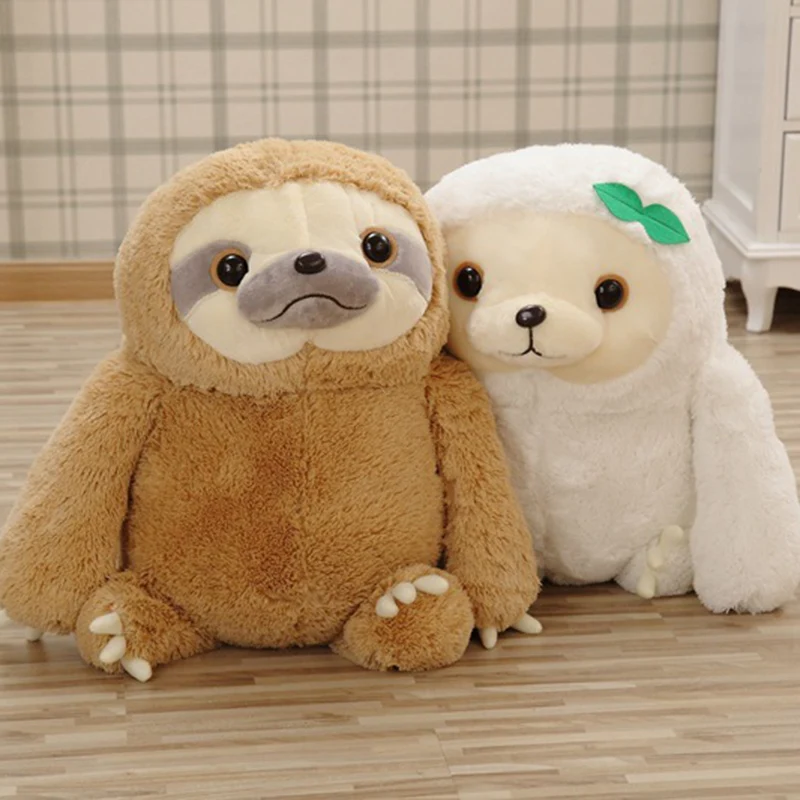 ตุ๊กตาสลอธสุดน่ารัก ของเล่นเด็ก หมอนกอดนุ่มฟู ตุ๊กตาผ้าพลัฌ ของขวัญวันเกิด