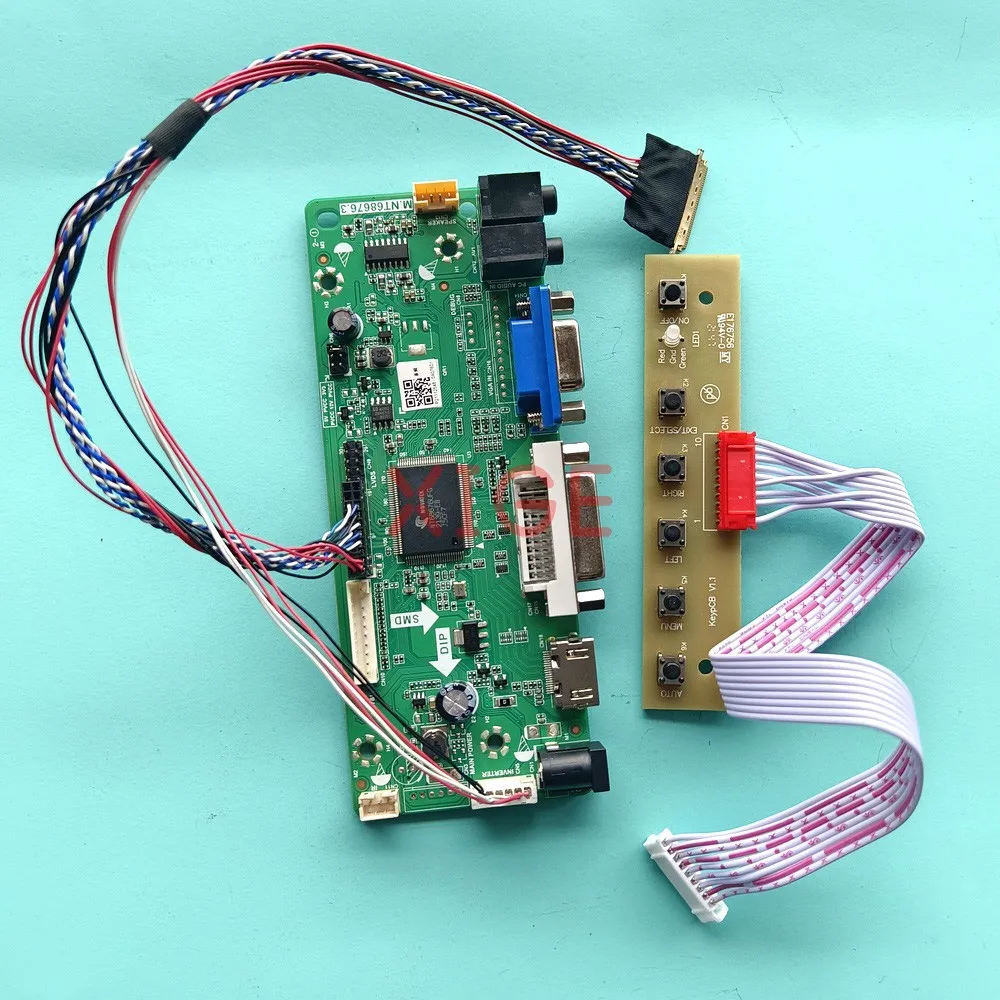 

Controller Driver Board For LP089WS1-TLA1/TLB1 N089L6-L01 DVI VGA 8.9" 1024x600 Laptop Matrix HDMI-Compatible LVDS 40Pin DIY Kit