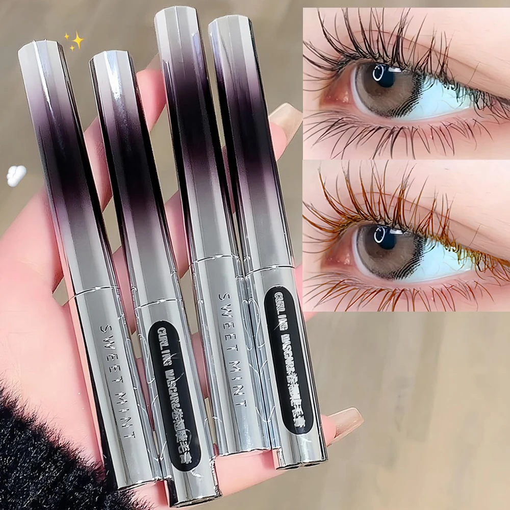 3D Curling Steel Tube Mascara Long-Lasting Extra Volume Waterproof Natural Lashes Beautify Eyelashes Korean Makeup Tool Mascara