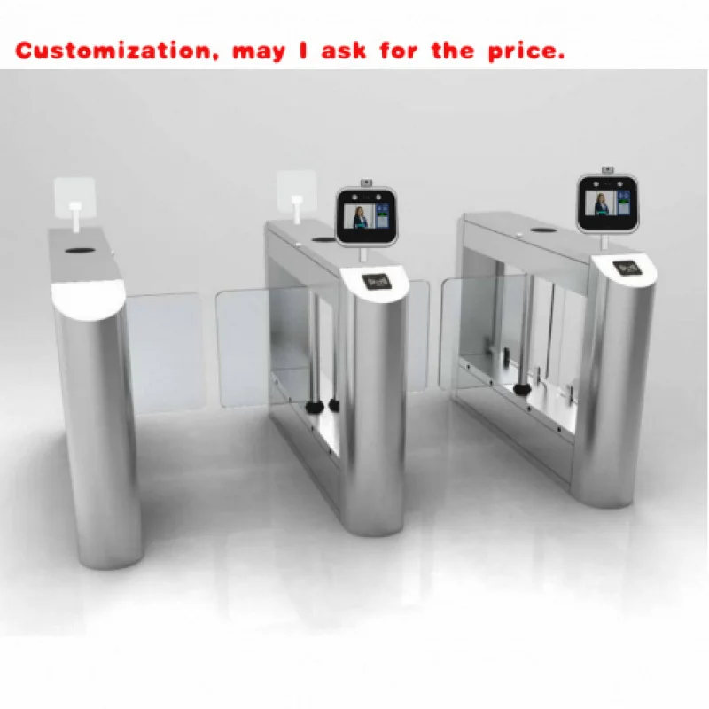 custom.Access Control System Waterproof Face Recognition Swing Barrier Gate Waist-High Turnstiles of in TheTurnstile