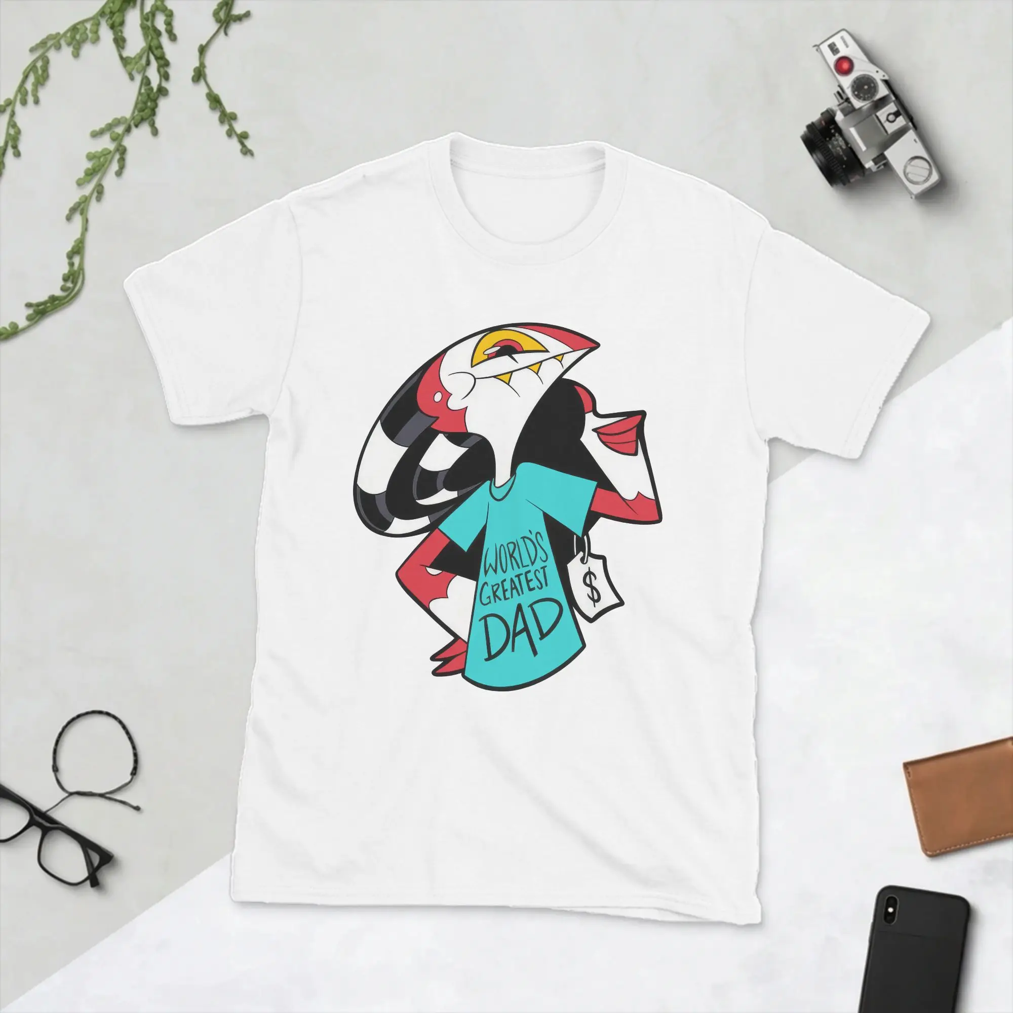 Cute Blitzo Helluva Boss  Men's T Shirt  Hipster Tee Shirt Short Sleeve Round Neck T-Shirts 100% Cotton 6XL Clothing
