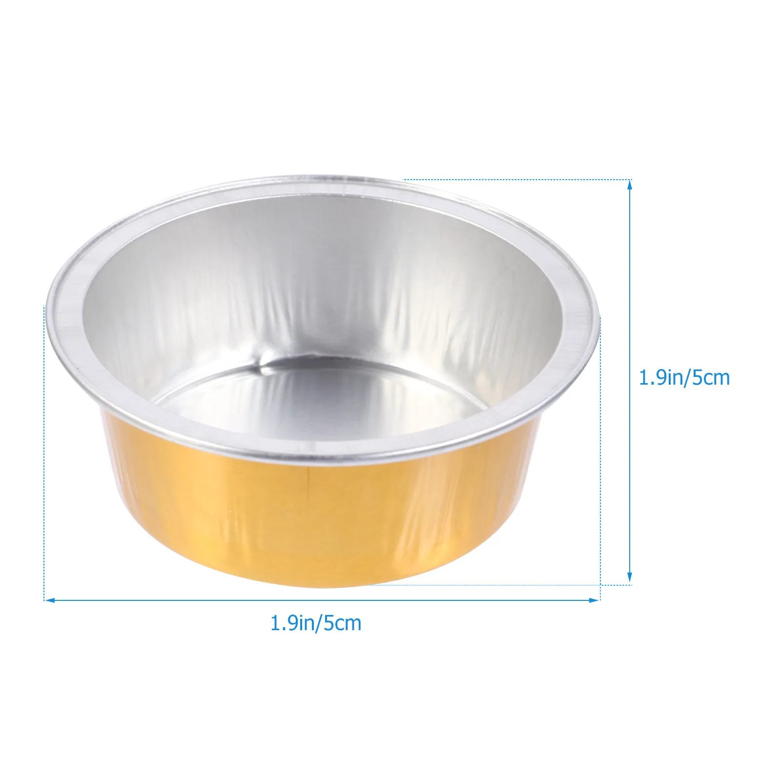 10Pcs Premium Aluminum Foil Wax Melting Bowl for Face Underarm Nose Hair Removal Fast Melting Heat Resistant Reusable Wax Pot