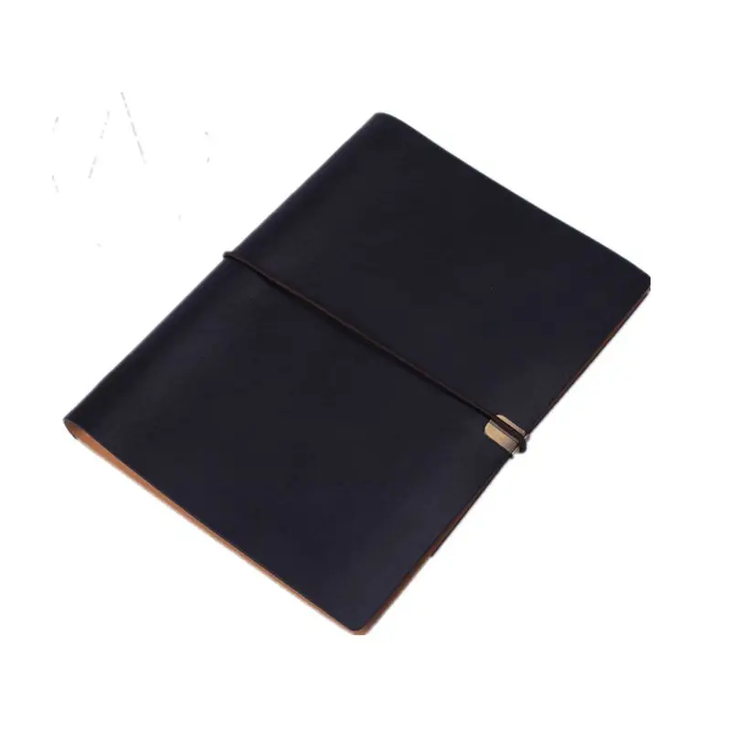 

6-Ring Professional Notebook 7x9 Inch Refillable Notebook PU Leather Cover 100 Sheets for Home Office School Supplies