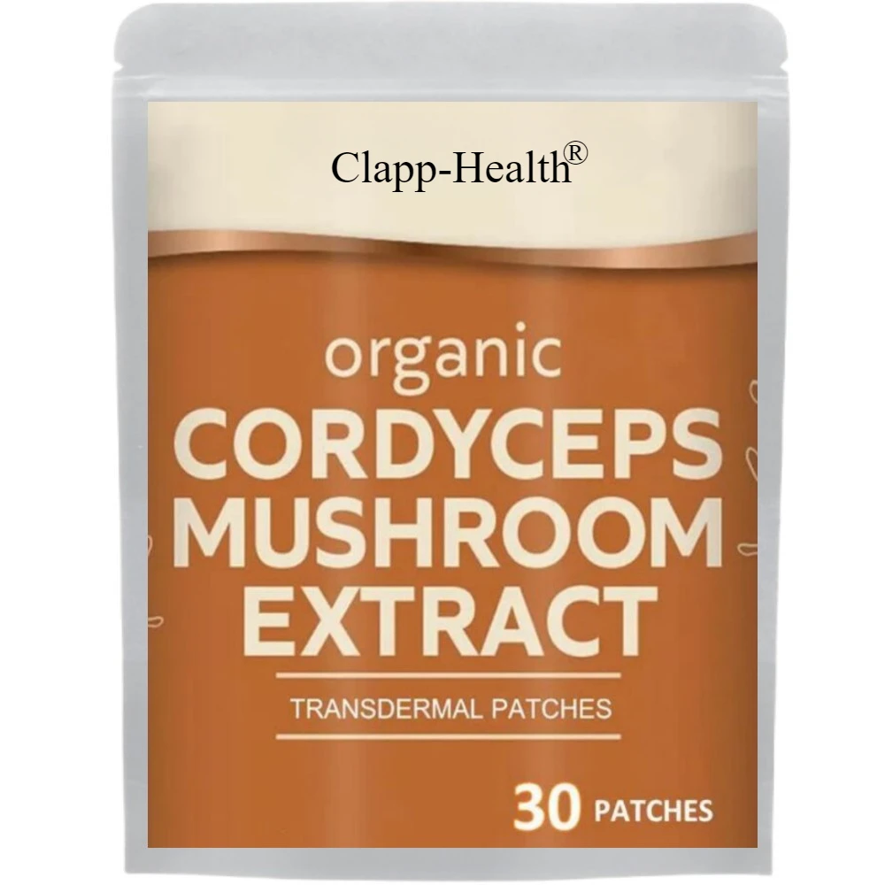 

Трансмические пластыри Cordyceps Mushroom Поддержка энергии и иммунитета - 30 пластырей Поставка на один месяц