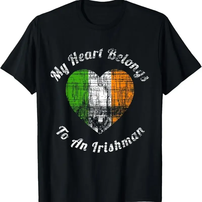 Mon cœur appartient à un Irlandais, t-shirt vintage mignon