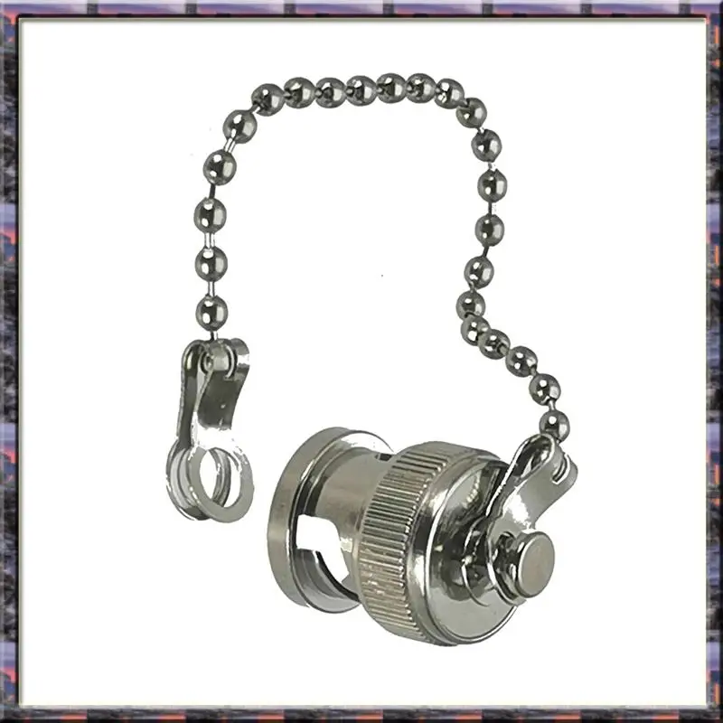 

Hot Sale Coaxial Connector Dust Protection Cap For BNC Female RF, Zinc Alloy Wire Terminal Cover