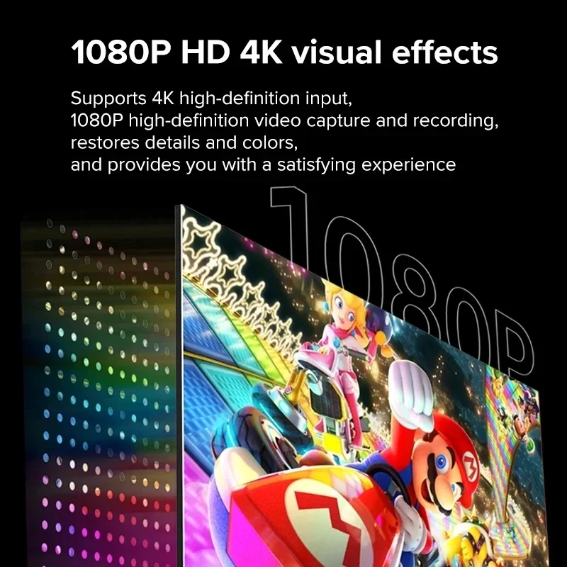 بطاقة التقاط فيديو USB من النوع C ، 4K ، P ، 60Hz ، HDMI ، USB ، من من من من من نوع C ، صندوق هارب للألعاب للكمبيوتر الشخصي ، الكمبيوتر ، DSLR ، الكاميرا ، سجل البث المباشر