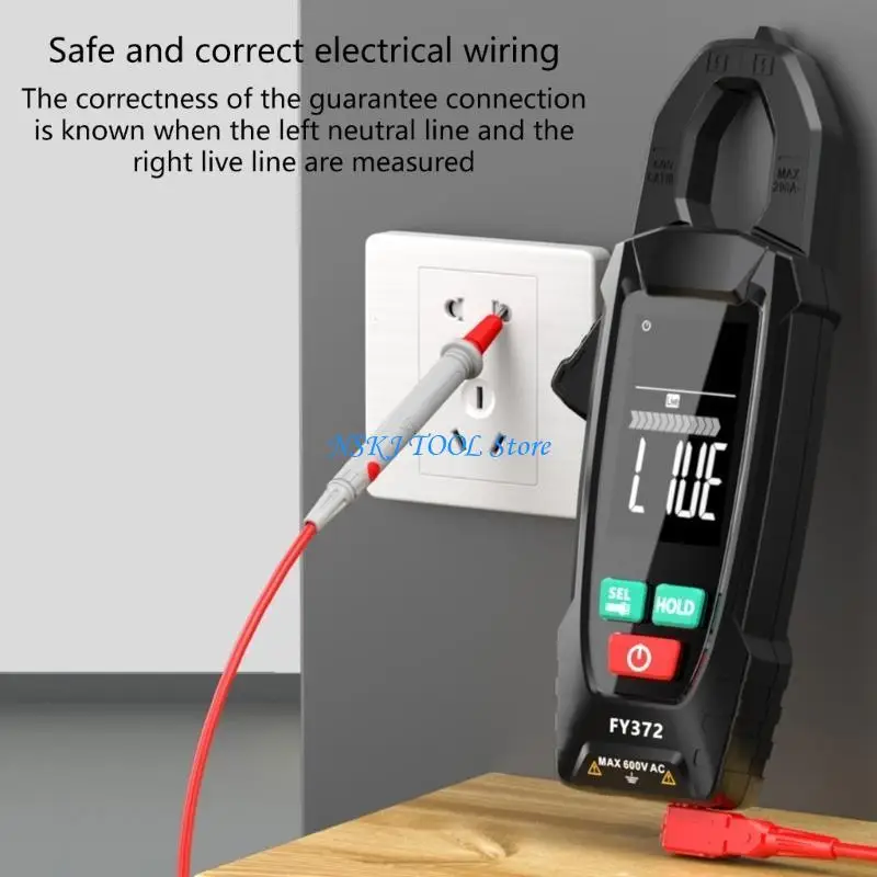 

L8RC Digital Clamp Meter Current Voltages Multimeter for Electricians Engineers and DIY Enthusiasts for Precise Measurements