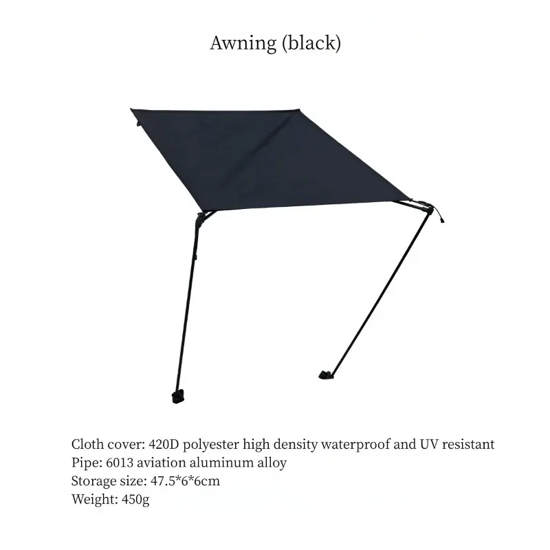 Imagem -05 - Outdoor Folding Lua Cadeira Toldo Camping Canopy Cadeira Lua Portátil Sombra Pergola Novo