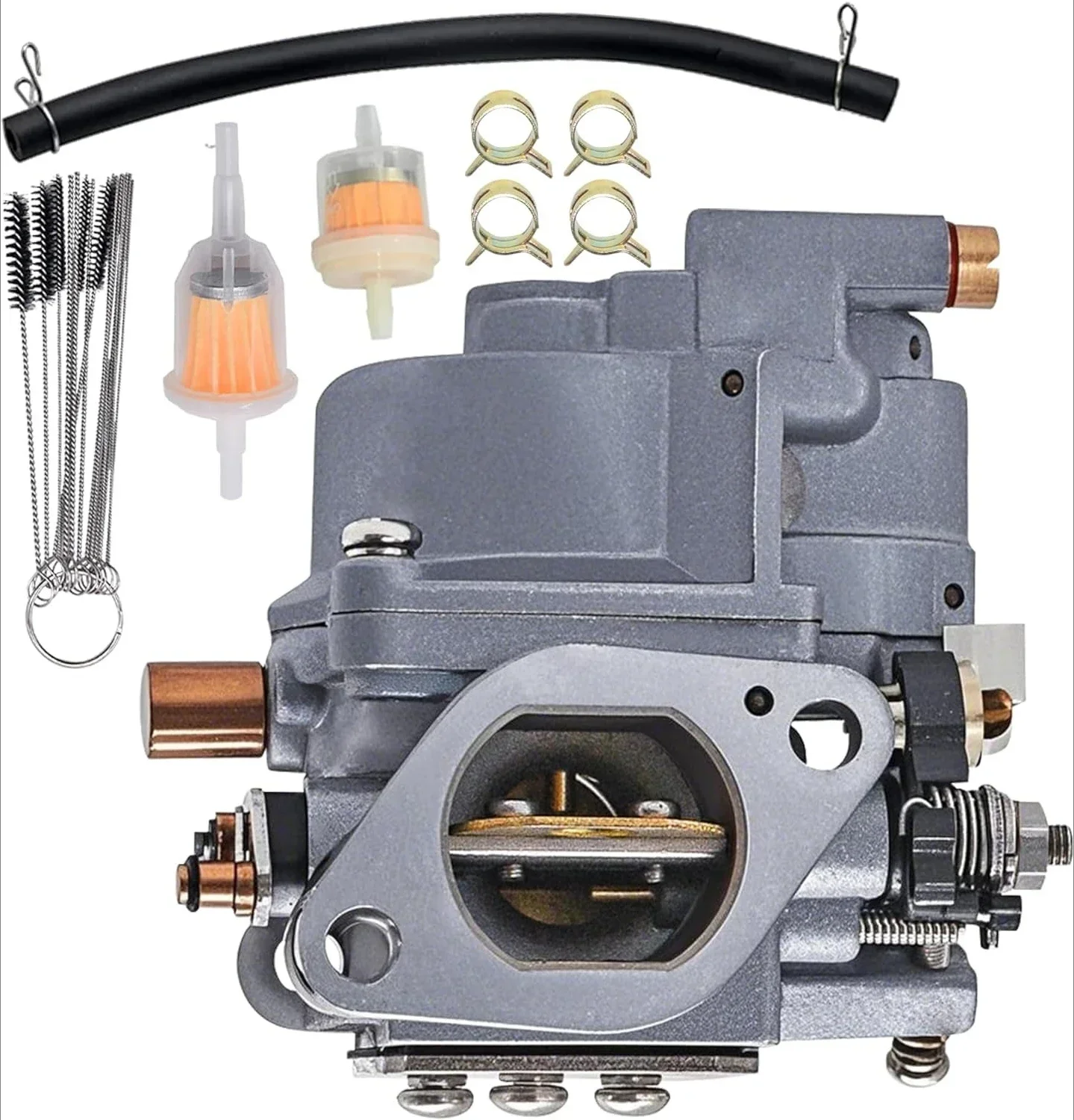 6AU-14301-40 Carburetor Fit for Yamaha T9.9G F9.9F 9.9HP 4-Stroke outboard motor boat Engine，Replace#6AU-14301-30 6AU-14301-31 6