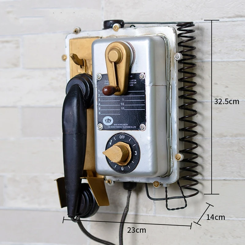 Baru-VintageTelepon Rumah Retro Gaya Lama Telepon Pengerjaan Indah Desktop Ornamen Kerajinan untuk Rumah Hotel Kantor