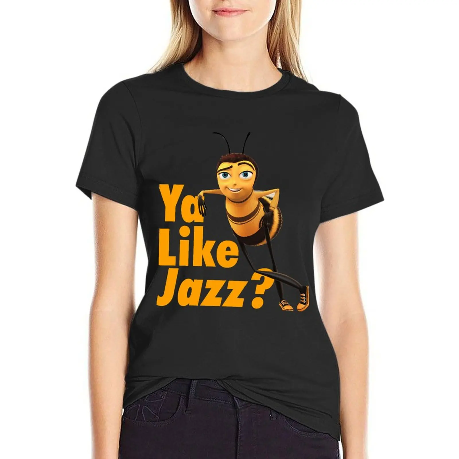 Ya Like Jazz T-Shirt heavyweights customs design your own t-shirts for Women graphic tees funny