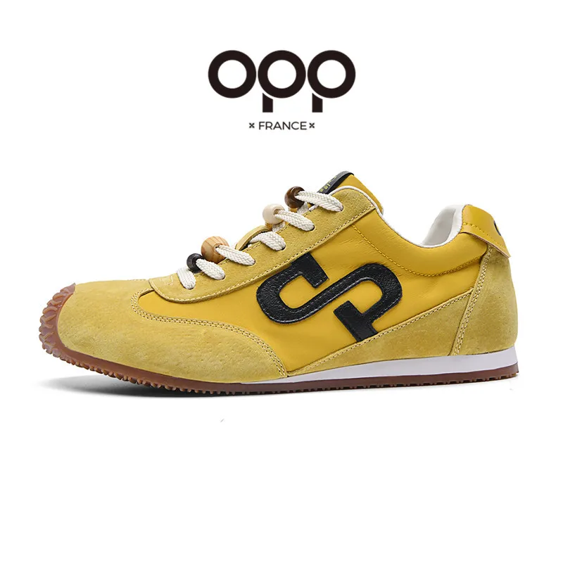 OPP Luxury New Shoes Men Running Blance Sneakers High-end 471 Genuine Leather Sports Sneakers Forest Shoes view 5