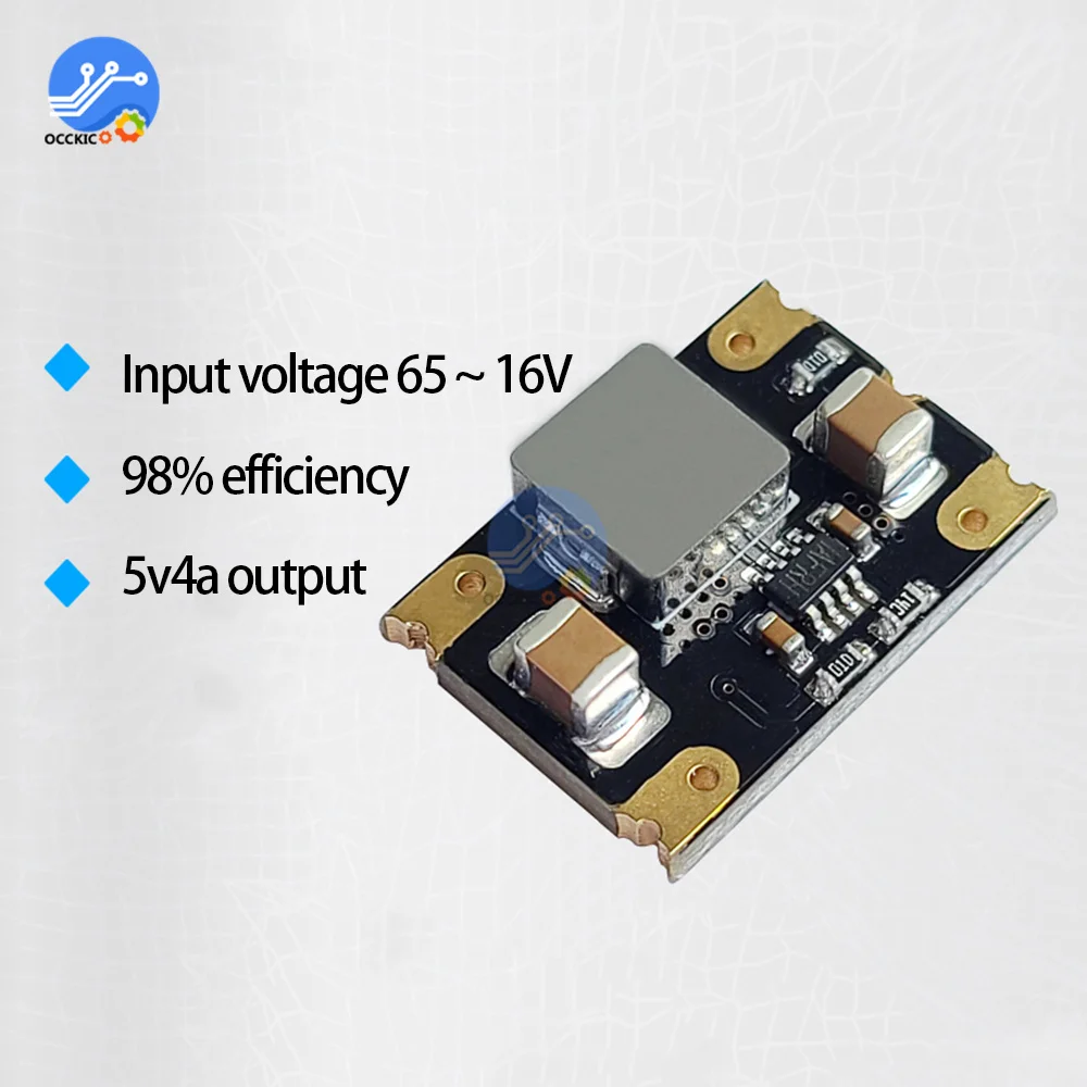 Mini DC-DC 9V/12V do 5V 4A obniżanie mocy moduł zasilający przetwornica napięcia wydajność konwersji regulowana 98%