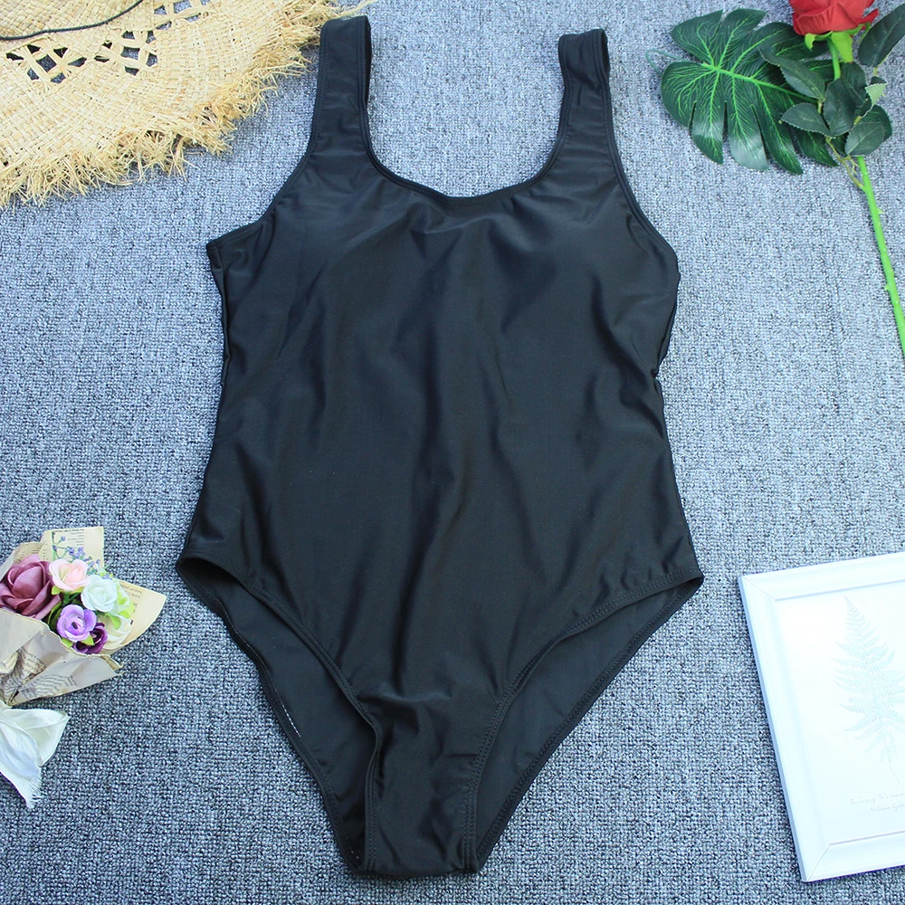 섹시 2025 비키니 세트 솔리드 수영복 블랙 비키니 수영복 레이스업 여름 브라질리언 모노키니 원피스 수영복 비치웨어