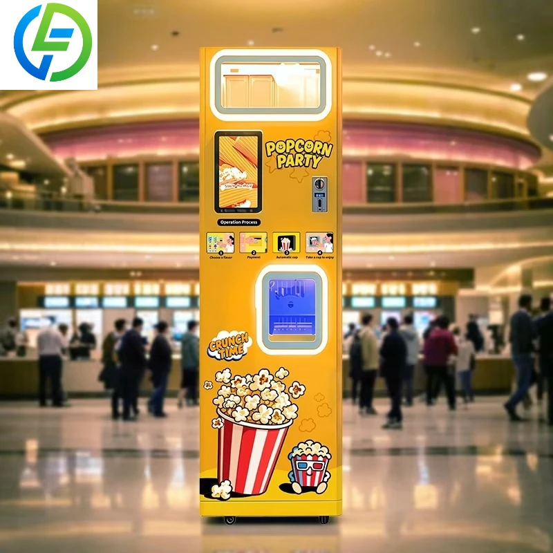 Customized High Best Quality Intelligent Machine for Cinema Popcorn Maker Vending Machine