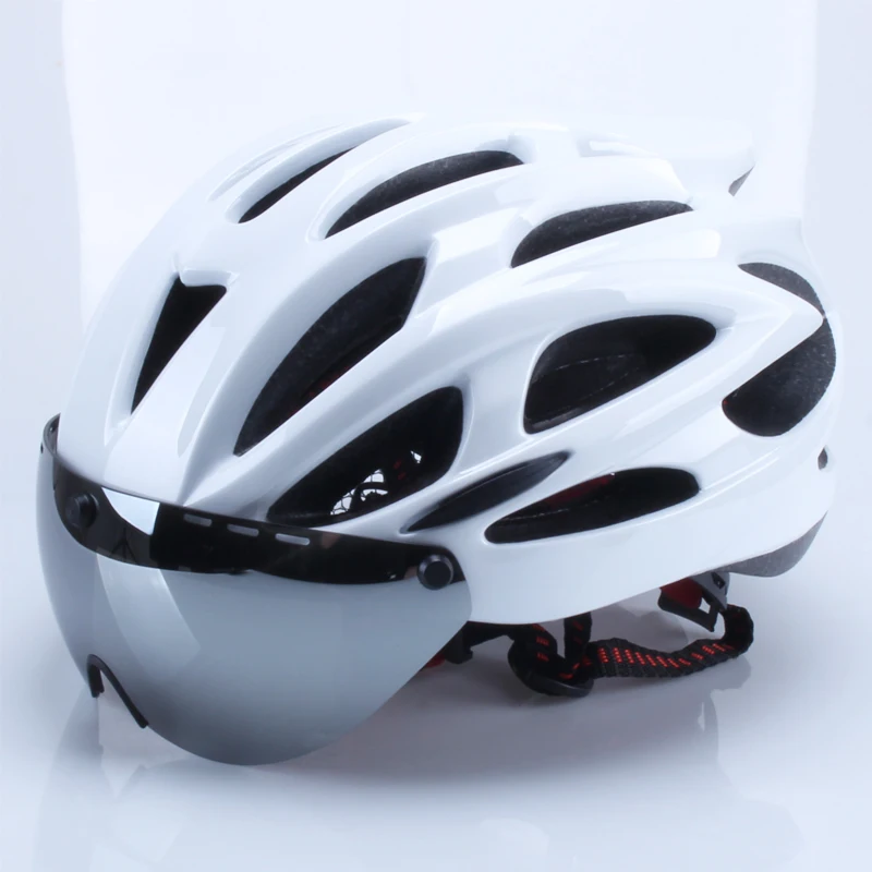 POC Brand Bicycle Men Women Bike Helmet MTB Mountain Road Ciclismo Bike Integrally Molded Cycling Helmets Safety Cap With Lens