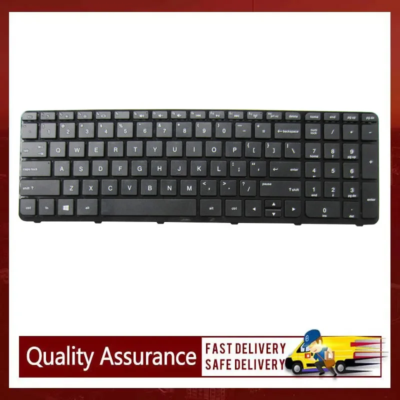 

Laptop keyboard For HP 15-N 15E 15-E029TX TPN Q118 Q121 Q130 Q132 replacement US Black