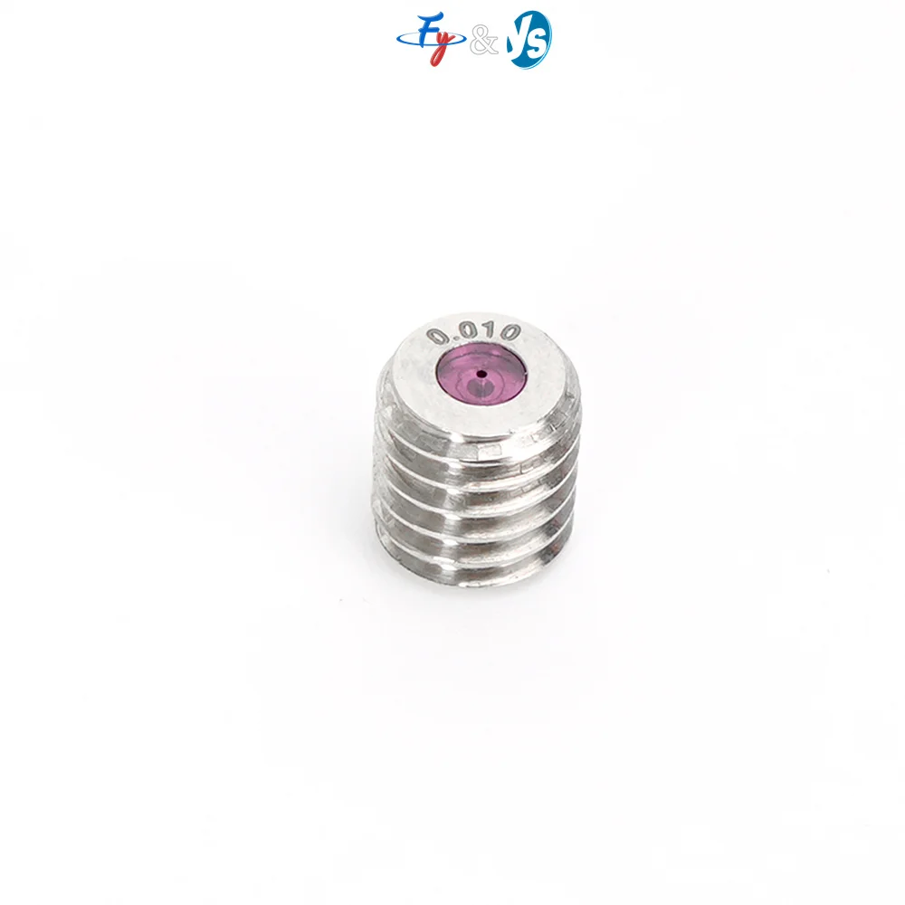 High Pressure Water Needle Nozzle Ruby Water Jet Cutting Nozzle Liquid Column Flow Linear Nozzle For Paper Cutting