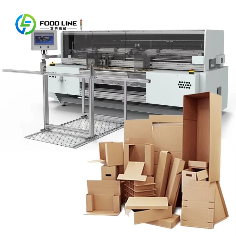 Customized Multi Functional Box Making Machine 100+ Box Styles Postal Carton Manufacturing Equipment For Packaging Factory